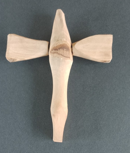 Small wooden cross handmade - small,