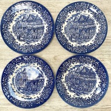 Royal Tudor Ware Plates Blue