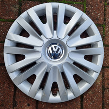 GENUINE VOLKSWAGEN 5K0601147 H 15" WHEEL TRIM HUB CAP VW GOLF MARK MK6 VI CADDY