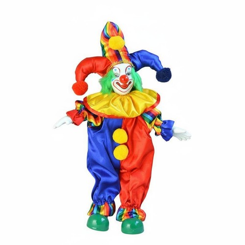 Ceramic clown doll - clown,