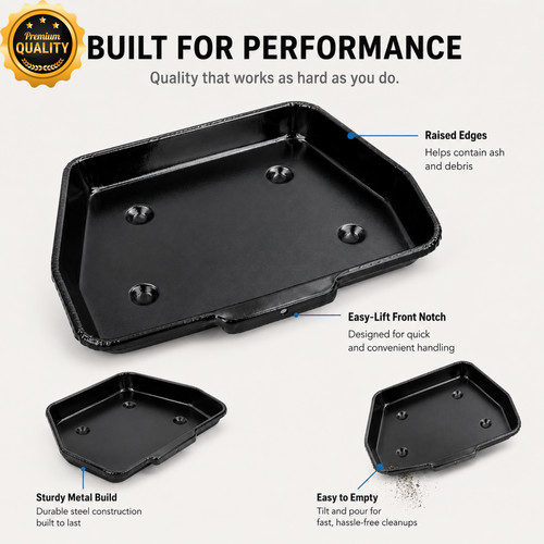 Inch metal ashpan ash - metal, pan