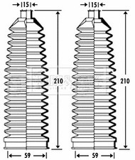 BORG & BECK Front Steering