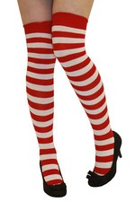 Stockings Red White Stripe