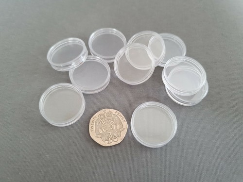 10x clear coin capsules - clear,