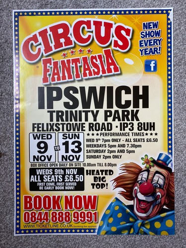 Circus fantasia poster - circus,
