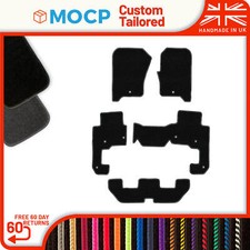 Carpet Car Mats to fit Land Rover Discovery 4 7 Seater 8 Mat Clips 2009-2017