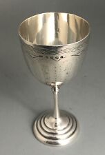 Victorian Silver Goblet George Unite Birmingham 1873 169g AAEZX