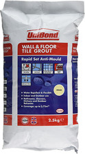 UniBond 2026573 2.5 kg Rapid Set Flexible Wall and Floor Tile Grout - Cream