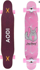 Longboard Skateboard 46 inch Freeride Complete Cruiser Skateboards Canadian Wood