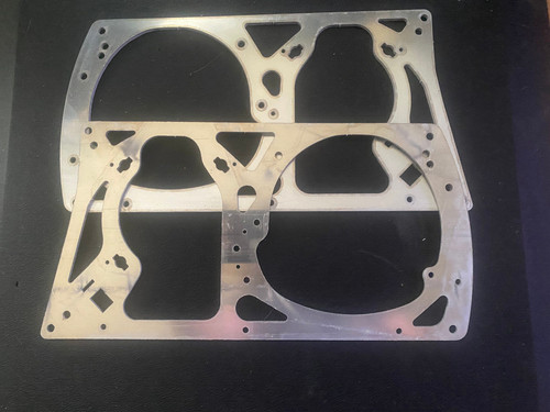 Raw alloy 3mm headlights - raw,