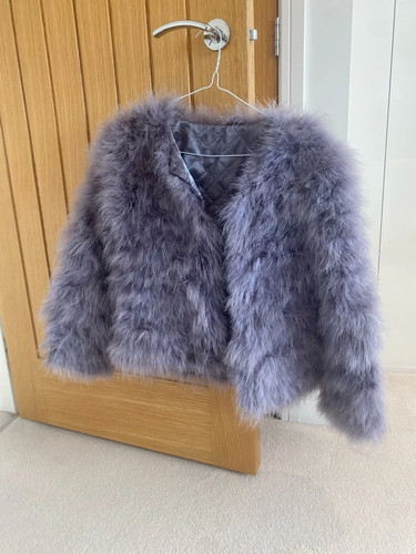 Feather jacket - feather,