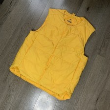 Adidas yellow puffa gillet - yellow,