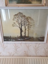 Gérard Or Lawrence Coulson Painting Of A Man And His Dog ? In The Countryside