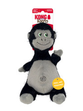 KONG Knots Belly Gorilla - Rope Core, Squeak Plush Toy for Dogs