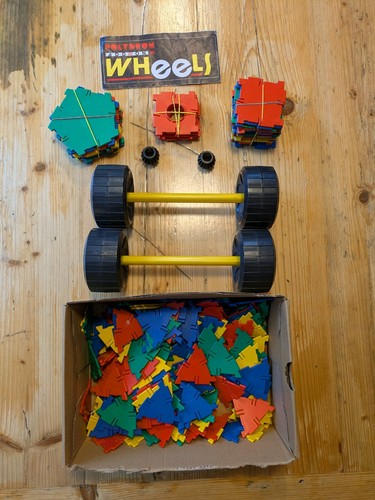 Polydron with wheels add - with,