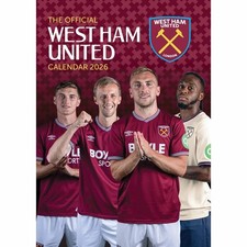 West Ham United FC A3 Calendar 2026 - Football - Month To View