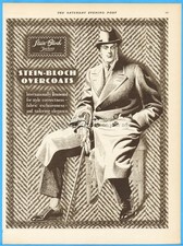 1927 Stein Bloch Overcoats Ad