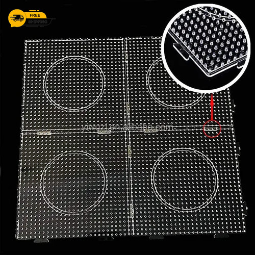 4pcs hama beads 0mm - beads, square