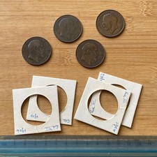 4x Bronze Pennies Edward VII 1902 low tide, 1904, 1906, George V 1914 (ref #a29)