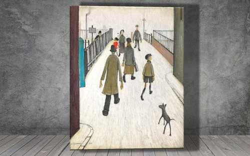 Lowry the bridge canvas - the,