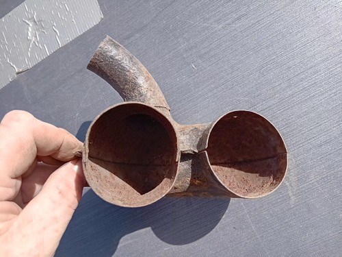 Type heat exchanger elbow - type,