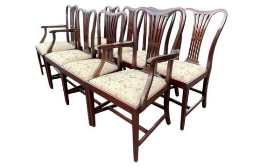 Mahogany georgian style chair - georgian,