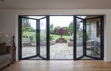 Aluminium fold doors - aluminium,