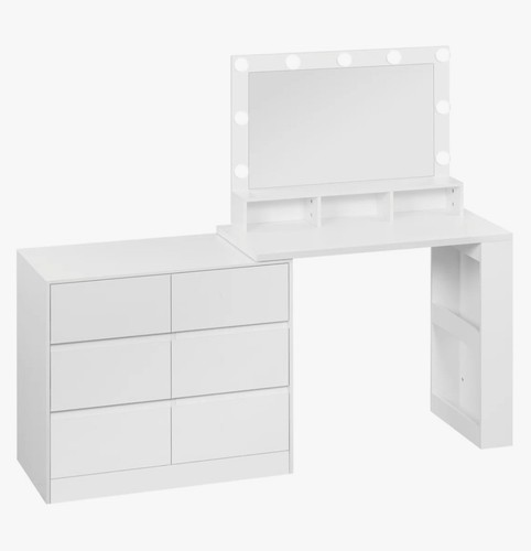White vanity dressing table - dressing,