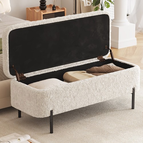 Storage ottoman bench bed - bed, end