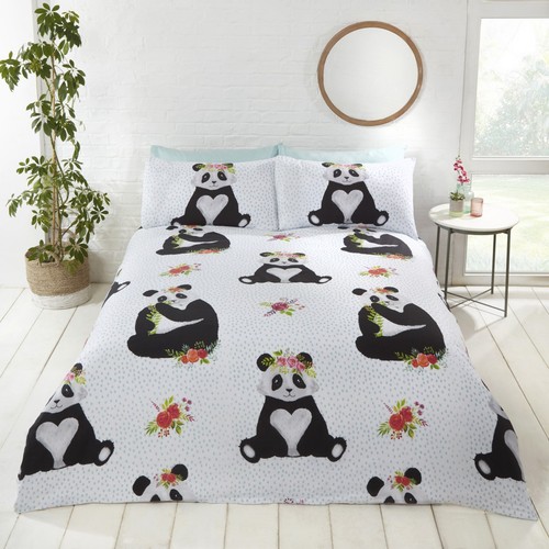 Cute pandas king - cute, quilt