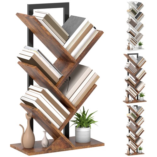 Homcom tree bookshelf - tree,