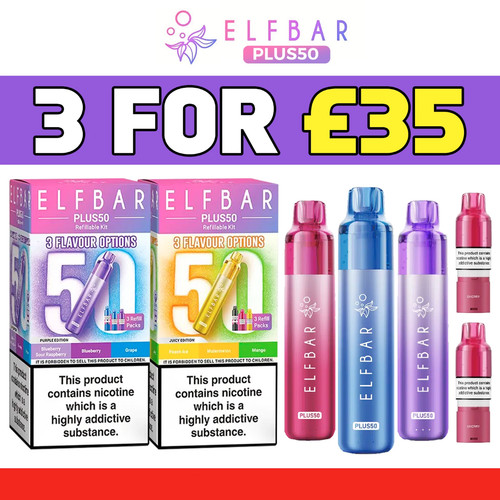 Elf bar plus refillable - elf,