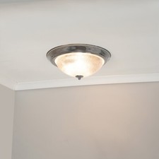 Silver Chrome Flush Ceiling