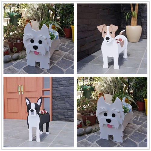 Planter animal shaped - planter, dog