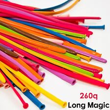 Magic Long Plain Balloons Latex Balons 260Q Twisting Modelling Long Balloons UK