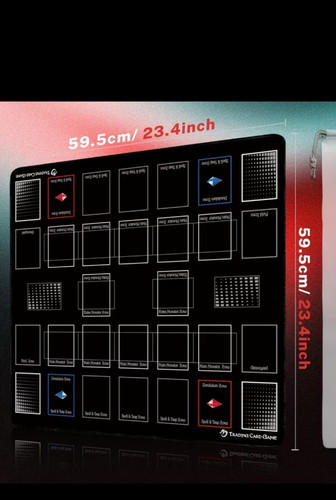 Yugioh player playmat - player, black