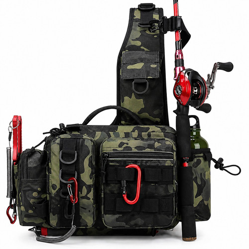 Fishing tackle sling bag - fishing,