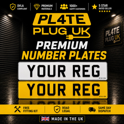 Number plates make your - number,