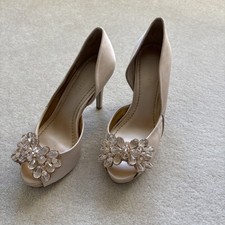 Nine West Jewelled Satin Heel