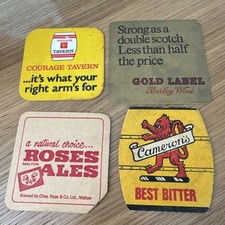 Beer mats vintage - 4x,