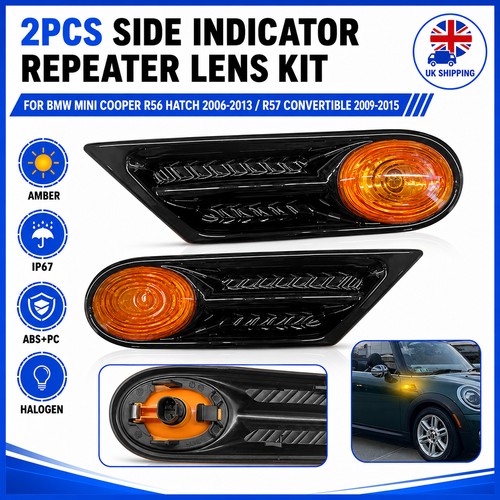 2pcs ip67 amber side - amber,