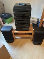 Kenwood Stereo Stack System Separates with Turntable Speakers Remote Control VGC