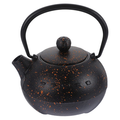Black iron tetsubin tea - tetsubin,