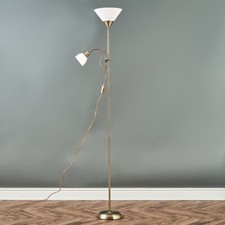 Mother & Child Floor Lamps for Living Room Standard Uplighter Standing Light