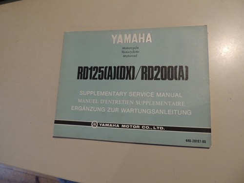 1974 yamaha 125 200 - yamaha, rd