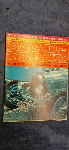 Road track magazine april - &,