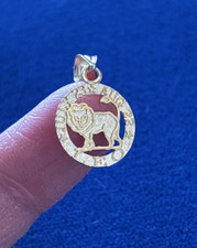 14K Yellow Gold Leo Lion