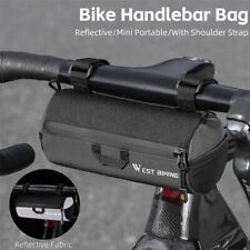WEST BIKING Bike Bicycle Front Handlebar Bag 1L MTB Road Cycling Shoulder Bag
