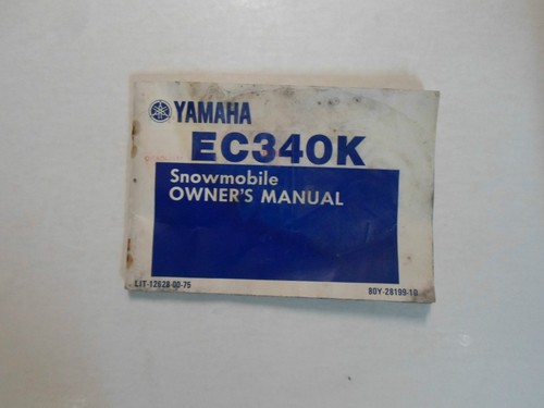 Yamaha snowmobile ec340k - snowmobile,