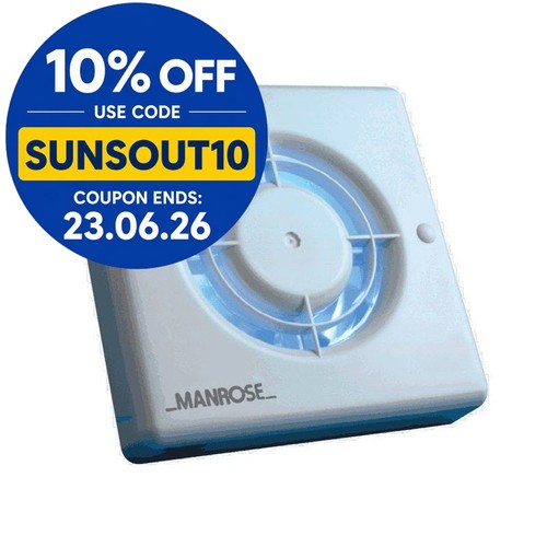 Manrose extractor fan toilet - manrose,